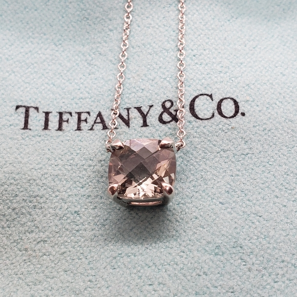 Tiffany & Co. Jewelry - Authentic Tiffany Prasiolite Sparkers Necklace Silver